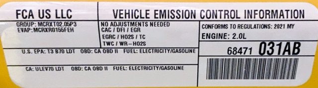 2021 Jeep Wrangler 4xe Unlimited Sahara